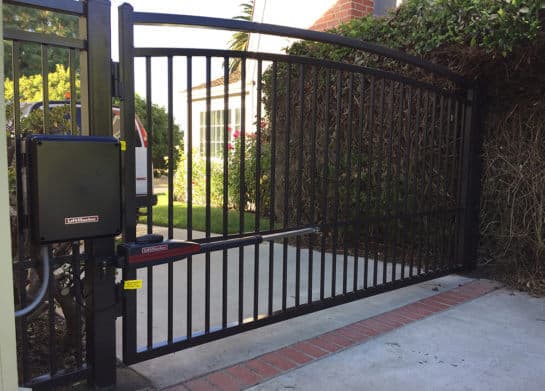 Swing Gate Installation project in Key Biscayne
