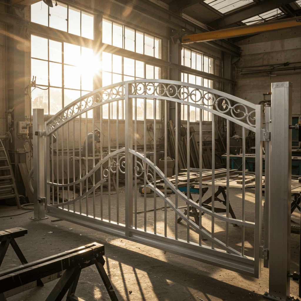 Custom Aluminum Gate Installation